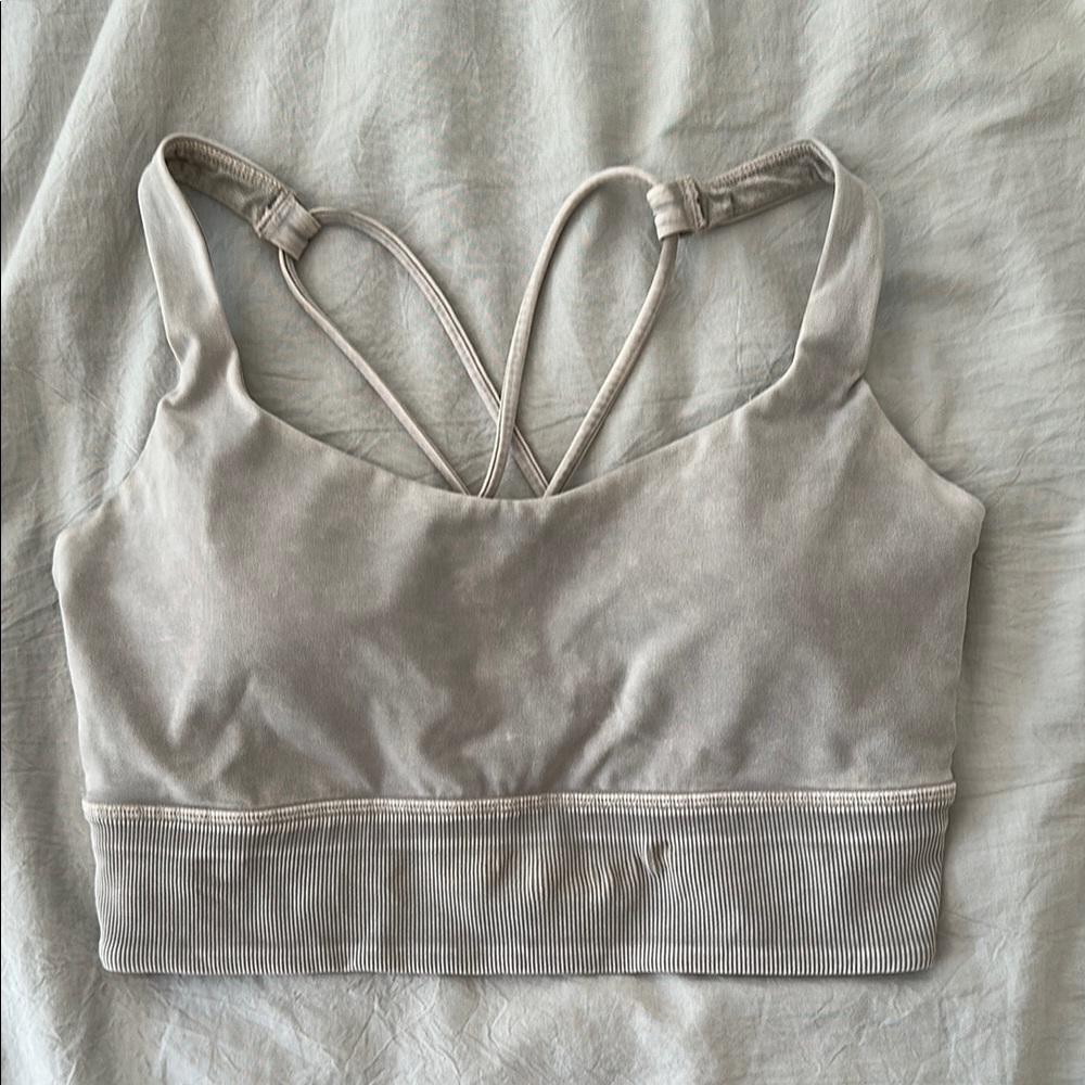 Set of 3 lululemon long line strappy sports bras size 8 - Picture 5 of 10